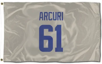 AJ Arcuri Los Angeles Rams   Bone Flag (3 X 5)