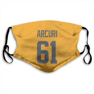 AJ Arcuri Los Angeles Rams  Face Mask - Gold