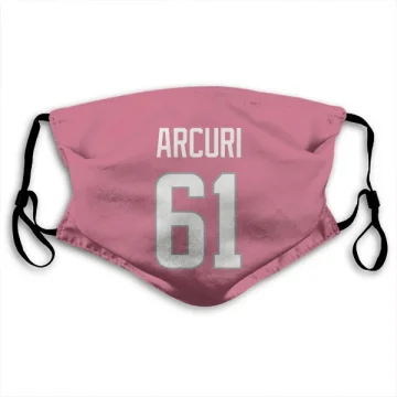 AJ Arcuri Los Angeles Rams  Face Mask - Pink