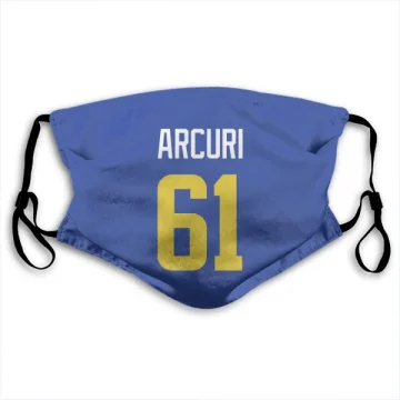 AJ Arcuri Los Angeles Rams  Face Mask - Royal