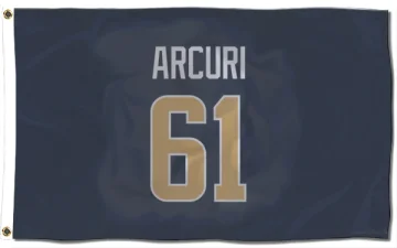 AJ Arcuri Los Angeles Rams  Flag (3 X 5) - Navy