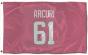 AJ Arcuri Los Angeles Rams  Flag (3 X 5) - Pink