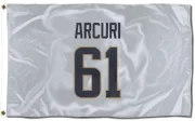 AJ Arcuri Los Angeles Rams  Flag (3 X 5) - White