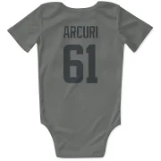 AJ Arcuri Los Angeles Rams  Infant & Newborn Bodysuit  - Gray