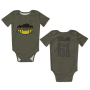 AJ Arcuri Los Angeles Rams  Infant & Newborn Bodysuit  - Olive