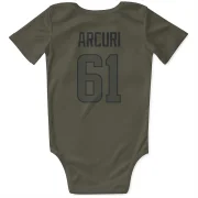 AJ Arcuri Los Angeles Rams  Infant & Newborn Bodysuit  - Olive