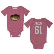 AJ Arcuri Los Angeles Rams  Infant & Newborn Bodysuit  - Pink