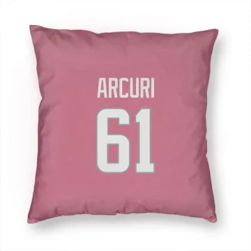 AJ Arcuri Los Angeles Rams  Pillow Cover (18 X 18) - Pink