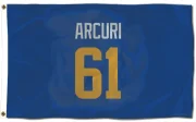 AJ Arcuri Los Angeles Rams   Royal  Flag (3 X 5) - Gold