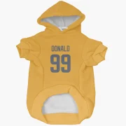 Aaron Donald Los Angeles Rams  Dog & Cat Pet Hoodie - Gold