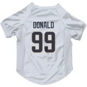 Aaron Donald Los Angeles Rams  Dog & Cat Pet Jersey - White