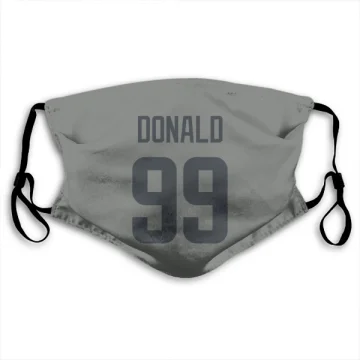 Aaron Donald Los Angeles Rams  Face Mask - Gray