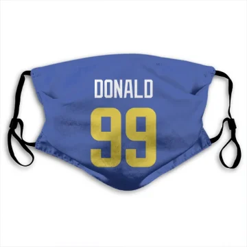 Aaron Donald Los Angeles Rams  Face Mask - Royal