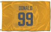 Aaron Donald Los Angeles Rams  Flag (3 X 5) - Gold