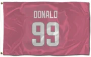 Aaron Donald Los Angeles Rams  Flag (3 X 5) - Pink