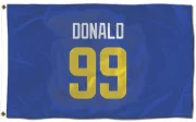 Aaron Donald Los Angeles Rams  Flag (3 X 5) - Royal