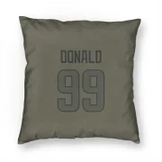 Aaron Donald Los Angeles Rams  Pillow Cover (18 X 18) - Olive