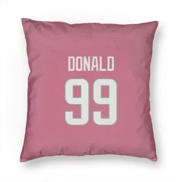 Aaron Donald Los Angeles Rams  Pillow Cover (18 X 18) - Pink