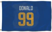 Aaron Donald Los Angeles Rams Royal  Flag (3 X 5) - Gold