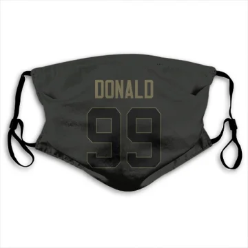 Aaron Donald Los Angeles Rams  Service Face Mask - Black