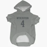 Ahkello Witherspoon Los Angeles Rams  Dog & Cat Pet Hoodie - Gray