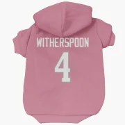 Ahkello Witherspoon Los Angeles Rams  Dog & Cat Pet Hoodie - Pink