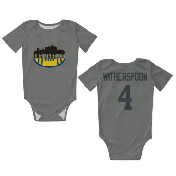 Ahkello Witherspoon Los Angeles Rams  Infant & Newborn Bodysuit - Gray