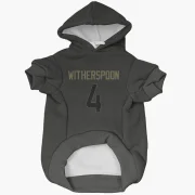 Ahkello Witherspoon Los Angeles Rams  Service Dog & Cat Pet Hoodie - Black