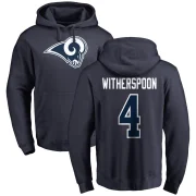 Ahkello Witherspoon Men's Los Angeles Rams Pro Line Logo Pullover Hoodie Navy