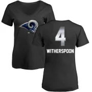 Ahkello Witherspoon Women's Los Angeles Rams Midnight Mascot T-Shirt - Black