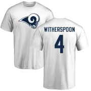 Ahkello Witherspoon Youth Los Angeles Rams Logo T-Shirt - White