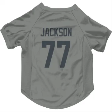 Alaric Jackson Los Angeles Rams  Dog & Cat Pet Jersey - Gray