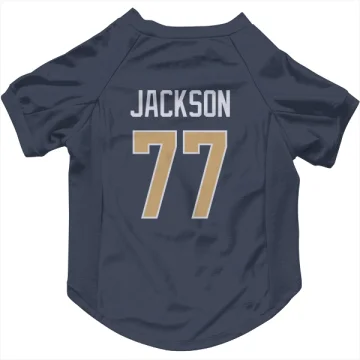 Alaric Jackson Los Angeles Rams  Dog & Cat Pet Jersey - Navy