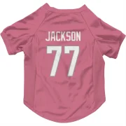 Alaric Jackson Los Angeles Rams  Dog & Cat Pet Jersey - Pink