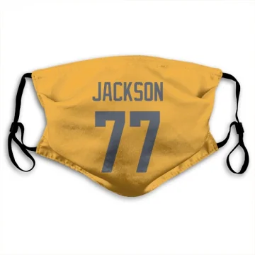 Alaric Jackson Los Angeles Rams  Face Mask - Gold