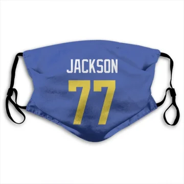 Alaric Jackson Los Angeles Rams  Face Mask - Royal