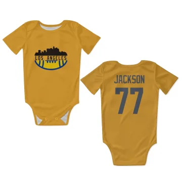 Alaric Jackson Los Angeles Rams  Infant & Newborn Bodysuit - Gold