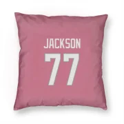 Alaric Jackson Los Angeles Rams  Pillow Cover (18 X 18) - Pink