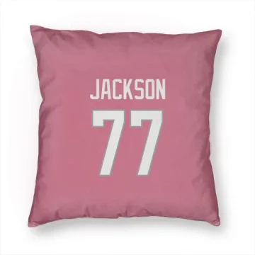 Alaric Jackson Los Angeles Rams  Pillow Cover (18 X 18) - Pink