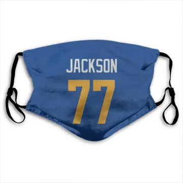 Alaric Jackson Los Angeles Rams   Royal  Face Mask - Gold