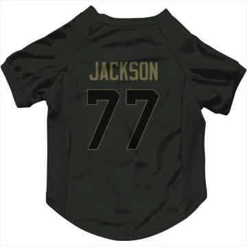 Alaric Jackson Los Angeles Rams  Service Dog & Cat Pet Jersey - Black