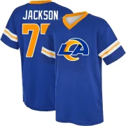 Alaric Jackson Men's Los Angeles Rams Game Day V-Neck T-Shirt Royal