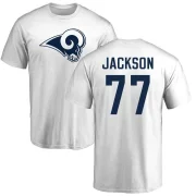 Alaric Jackson Youth Los Angeles Rams Logo T-Shirt - White