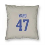 Alex Ward Los Angeles Rams   Bone Pillow Cover (18 X 18)