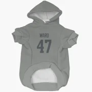 Alex Ward Los Angeles Rams  Dog & Cat Pet Hoodie - Gray