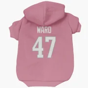 Alex Ward Los Angeles Rams  Dog & Cat Pet Hoodie - Pink