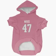 Alex Ward Los Angeles Rams  Dog & Cat Pet Hoodie - Pink