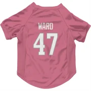 Alex Ward Los Angeles Rams  Dog & Cat Pet Jersey - Pink