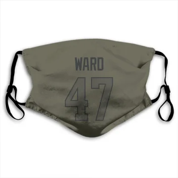 Alex Ward Los Angeles Rams  Face Mask - Olive