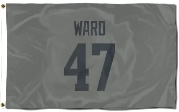 Alex Ward Los Angeles Rams  Flag (3 X 5) - Gray